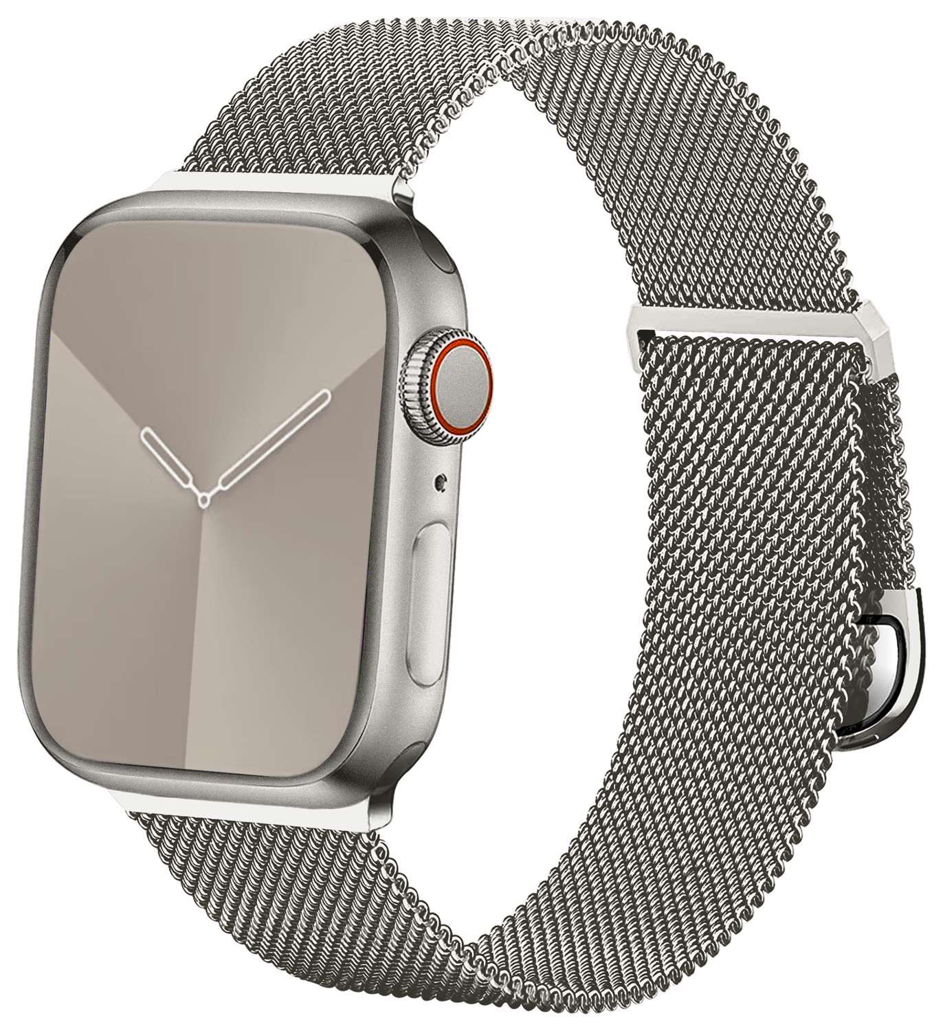 SBG Milanees - Apple Watch Bandje - 1-11/SE/Ultra-49/46/45/44/42MM Sterrenlicht afbeelding 10