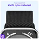 SBG Nylon - Apple Watch Bandje - 1-11/SE - 38/40/41/42MM - Zwart afbeelding 5