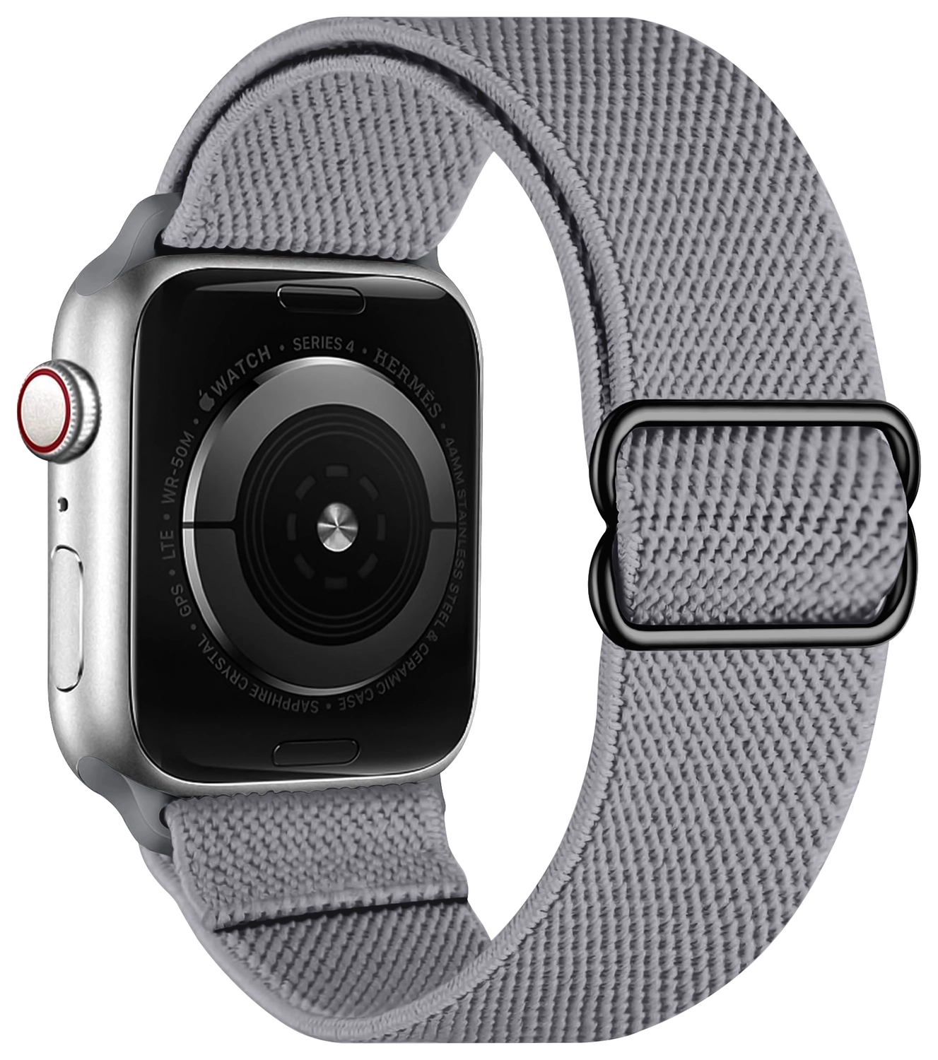 SBG Nylon - Apple Watch Bandje - 1-11/SE - 38/40/41/42MM - Grijs afbeelding 8