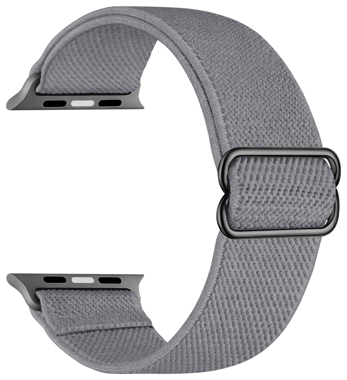 SBG Nylon - Apple Watch Bandje - 1-11/SE - 38/40/41/42MM - Grijs afbeelding 9