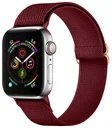 SBG Nylon - Apple Watch Bandje - 1-11/SE - 38/40/41/42MM - Bordeaux