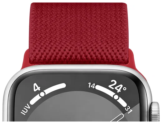 SBG Nylon - Apple Watch Bandje - 1-11/SE - 38/40/41/42MM - Rood afbeelding 10