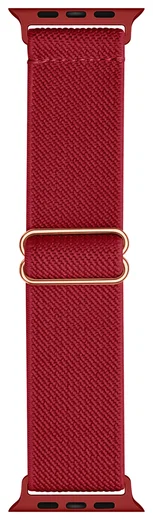 SBG Nylon - Apple Watch Bandje - 1-11/SE - 38/40/41/42MM - Rood afbeelding 11
