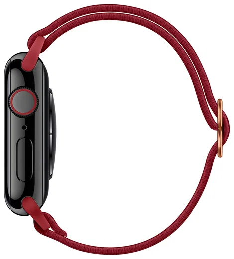 SBG Nylon - Apple Watch Bandje - 1-11/SE - 38/40/41/42MM - Rood afbeelding 12