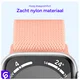 SBG Nylon - Apple Watch Bandje - 1-11/SE - 38/40/41/42MM - Rose afbeelding 3