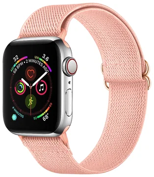 SBG Nylon - Apple Watch Bandje - 1-11/SE - 38/40/41/42MM - Rose