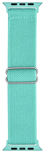 SBG Nylon - Apple Watch Bandje - 1-11/SE - 38/40/41/42MM - Mint Groen afbeelding 11