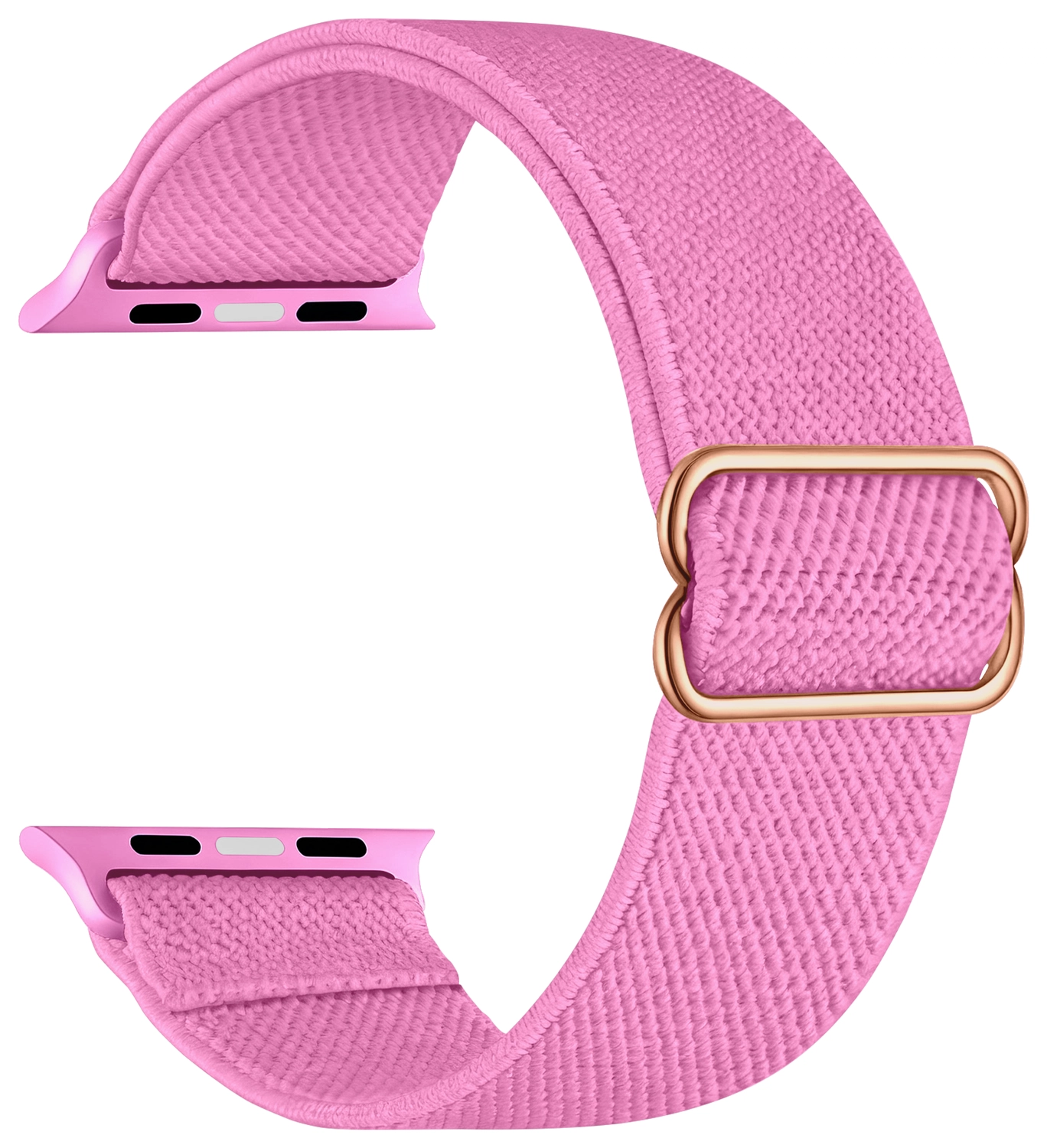 SBG Nylon - Apple Watch Bandje - 1-11/SE - 38/40/41/42MM - Roze afbeelding 9