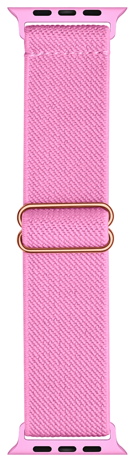 SBG Nylon - Apple Watch Bandje - 1-11/SE - 38/40/41/42MM - Roze afbeelding 11