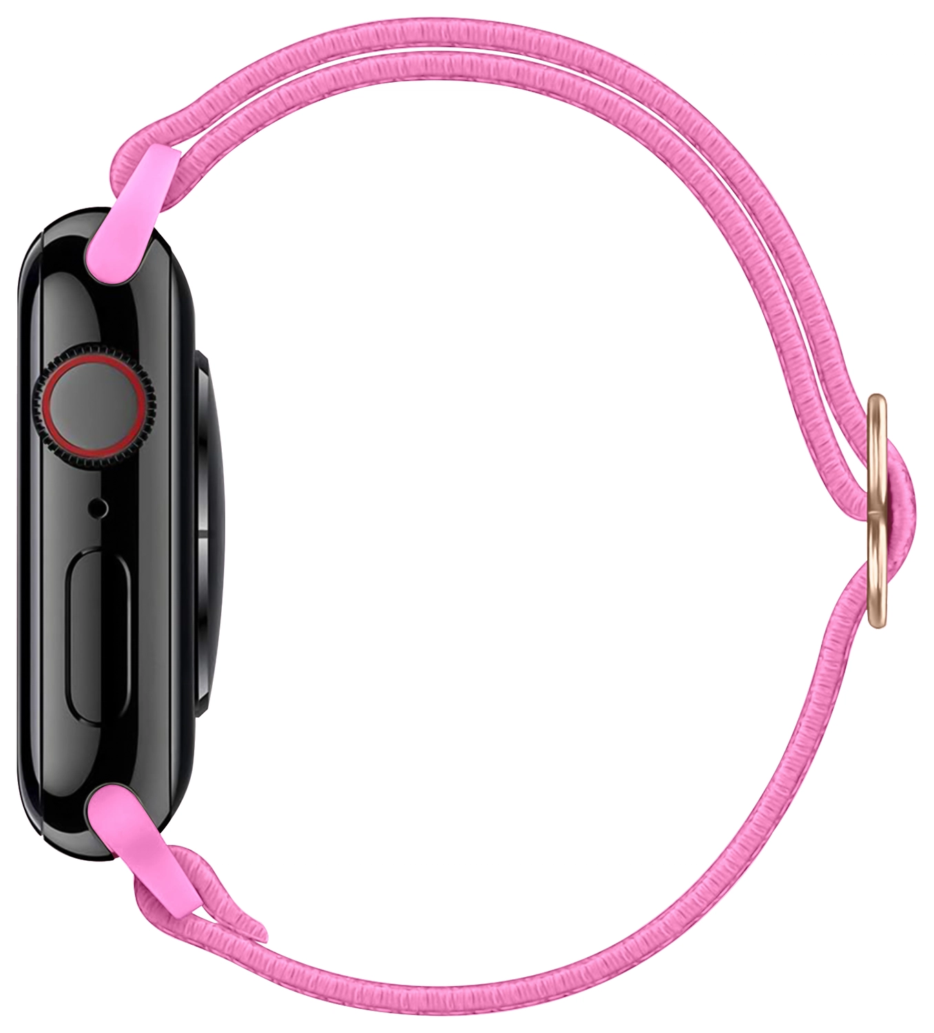 SBG Nylon - Apple Watch Bandje - 1-11/SE - 38/40/41/42MM - Roze afbeelding 12