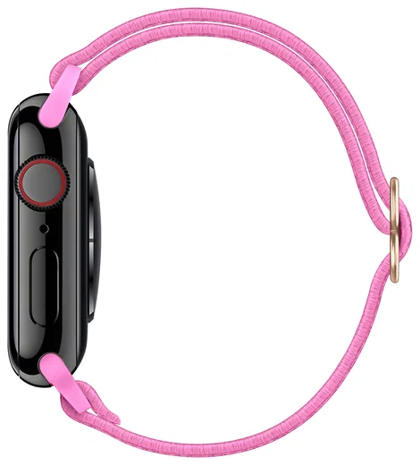 SBG Nylon - Apple Watch Bandje - 1-11/SE - 38/40/41/42MM - Roze afbeelding 12