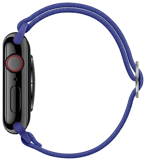 SBG Nylon - Apple Watch Bandje - 1-11/SE - 38/40/41/42MM - Blauw afbeelding 12