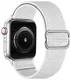 SBG Nylon - Apple Watch Bandje - 1-11/SE - 38/40/41/42MM - Wit afbeelding 8