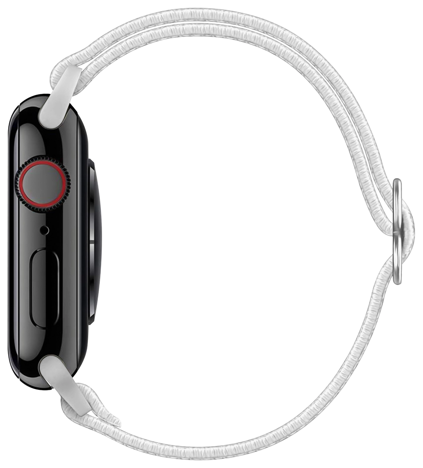 SBG Nylon - Apple Watch Bandje - 1-11/SE - 38/40/41/42MM - Wit afbeelding 12