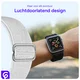SBG Nylon - Apple Watch Bandje - 1-11/SE - 38/40/41/42MM - Wit afbeelding 3