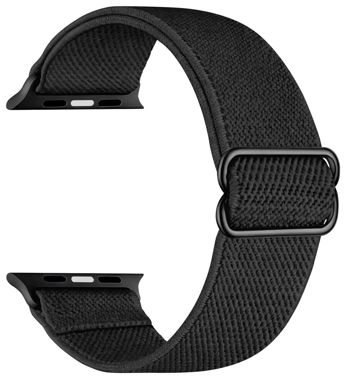 SBG Nylon - Apple Watch Bandje - 1-11/SE/Ultra - 49/46/45/44/42MM - Zwart afbeelding 9
