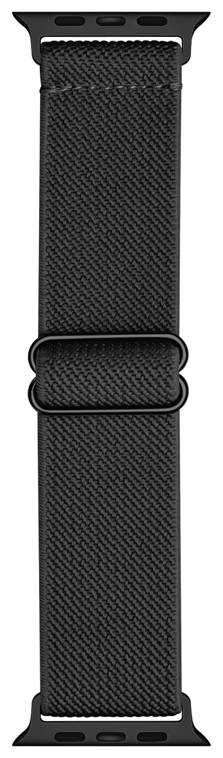 SBG Nylon - Apple Watch Bandje - 1-11/SE/Ultra - 49/46/45/44/42MM - Zwart afbeelding 11