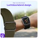 SBG Nylon - Apple Watch Bandje - 1-11/SE/Ultra - 49/46/45/44/42MM - Donker Groen afbeelding 3