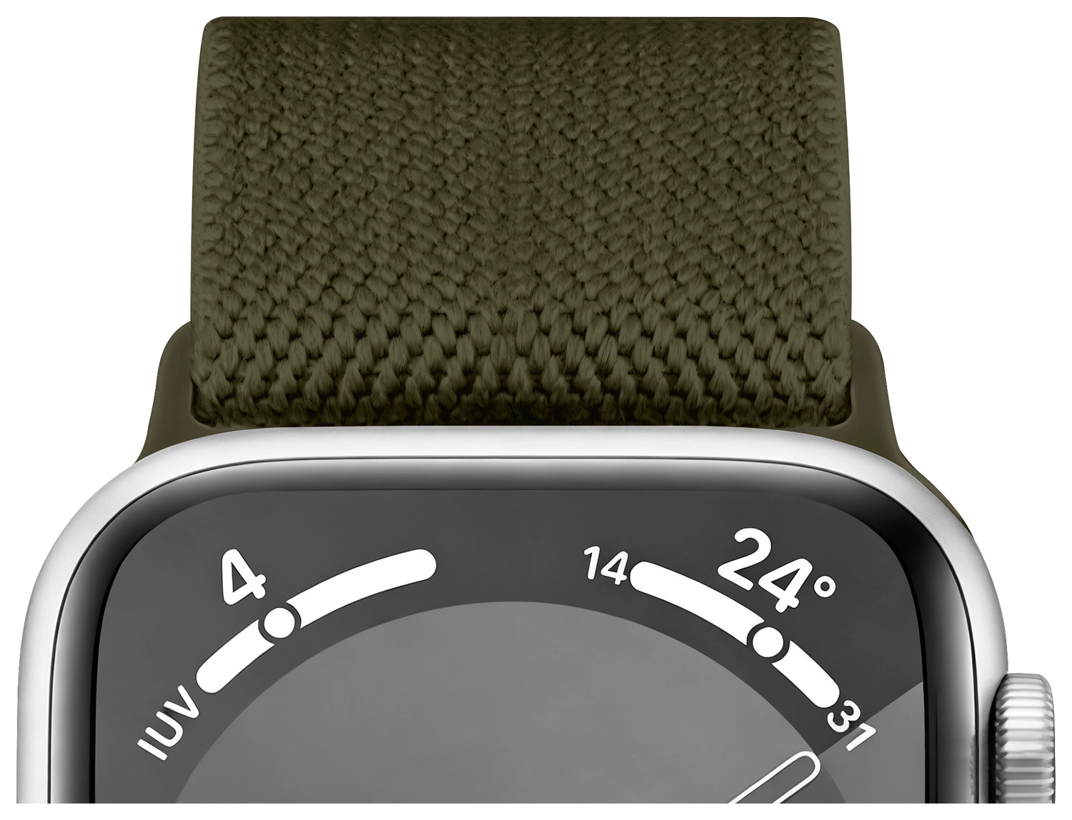 SBG Nylon - Apple Watch Bandje - 1-11/SE/Ultra - 49/46/45/44/42MM - Donker Groen afbeelding 10