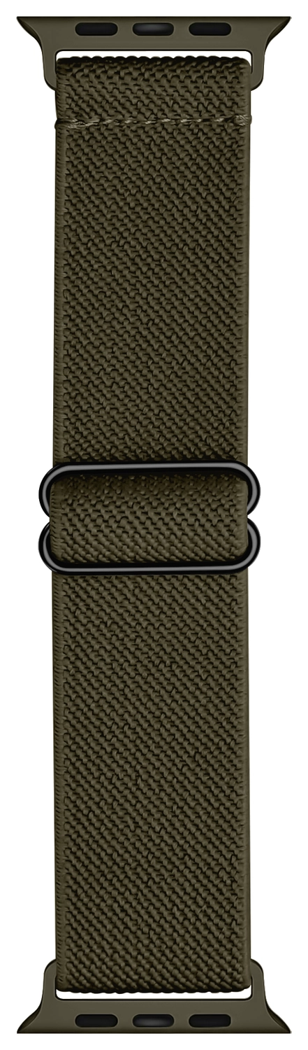 SBG Nylon - Apple Watch Bandje - 1-11/SE/Ultra - 49/46/45/44/42MM - Donker Groen afbeelding 11
