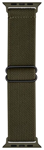 SBG Nylon - Apple Watch Bandje - 1-11/SE/Ultra - 49/46/45/44/42MM - Donker Groen afbeelding 11