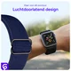 SBG Nylon - Apple Watch Bandje - 1-11/SE/Ultra - 49/46/45/44/42MM - Navy Blauw afbeelding 3