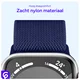 SBG Nylon - Apple Watch Bandje - 1-11/SE/Ultra - 49/46/45/44/42MM - Navy Blauw afbeelding 5