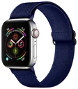 SBG Nylon - Apple Watch Bandje - 1-11/SE/Ultra - 49/46/45/44/42MM - Navy Blauw