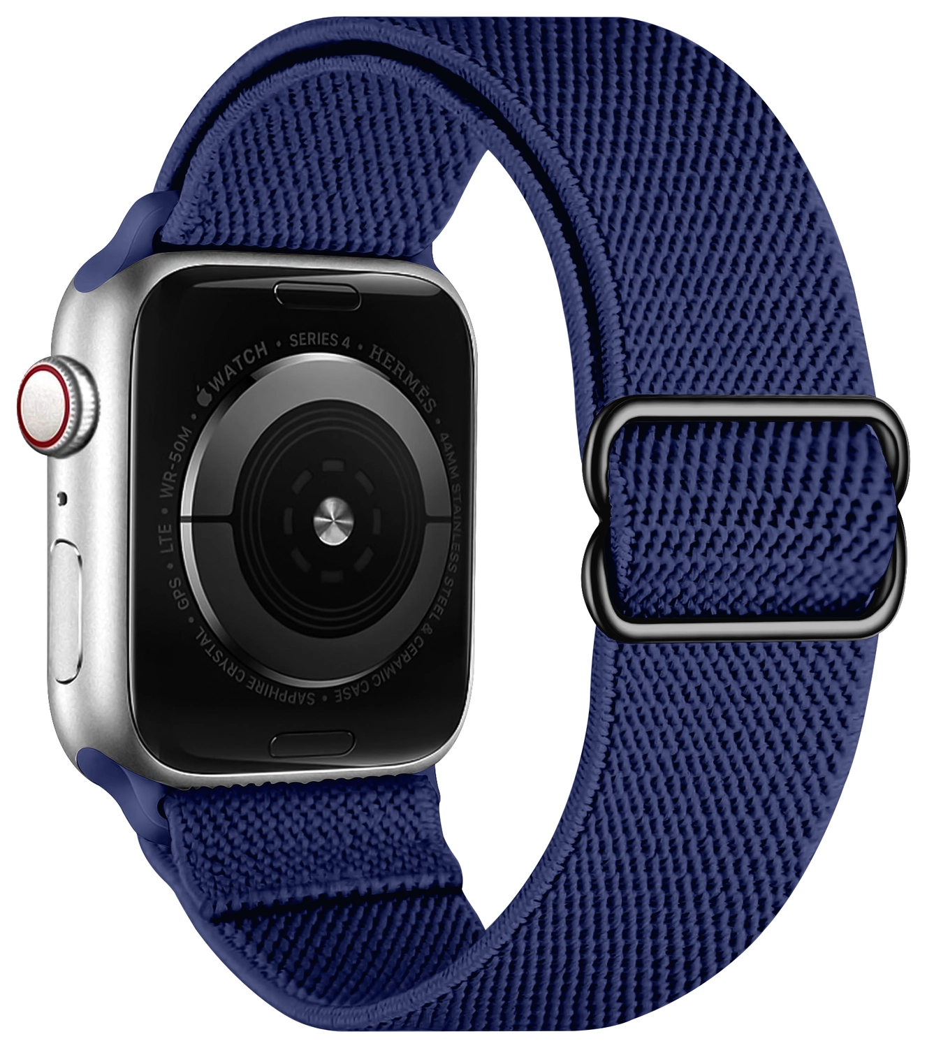 SBG Nylon - Apple Watch Bandje - 1-11/SE/Ultra - 49/46/45/44/42MM - Navy Blauw afbeelding 8