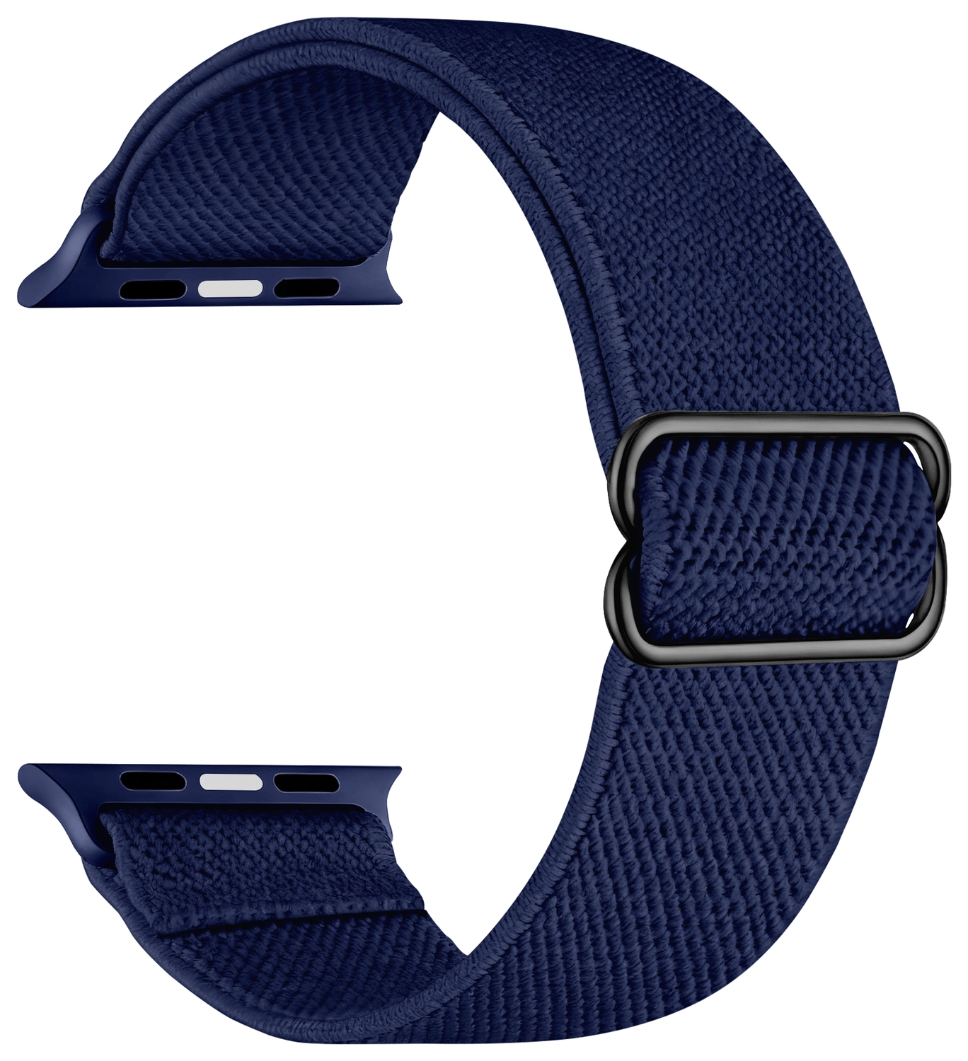 SBG Nylon - Apple Watch Bandje - 1-11/SE/Ultra - 49/46/45/44/42MM - Navy Blauw afbeelding 9