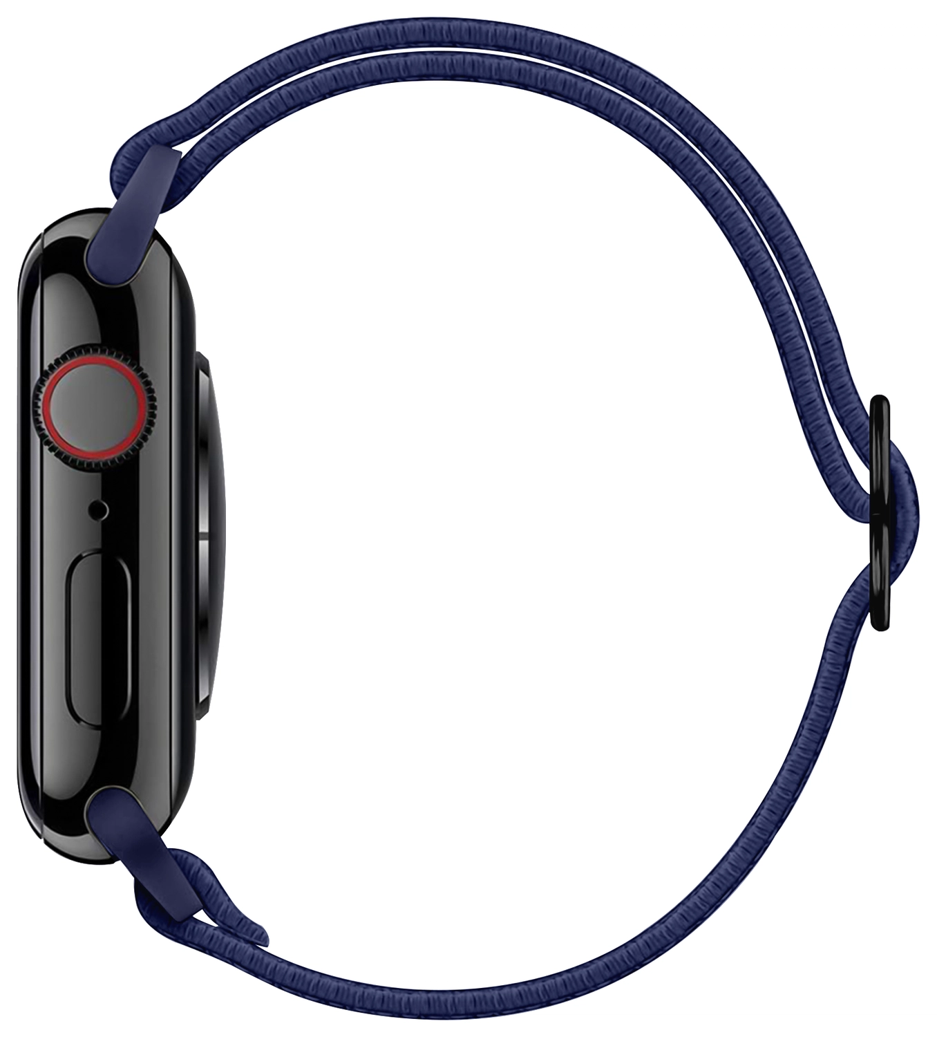 SBG Nylon - Apple Watch Bandje - 1-11/SE/Ultra - 49/46/45/44/42MM - Navy Blauw afbeelding 12