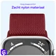 SBG Nylon - Apple Watch Bandje - 1-11/SE/Ultra - 49/46/45/44/42MM - Bordeaux afbeelding 5