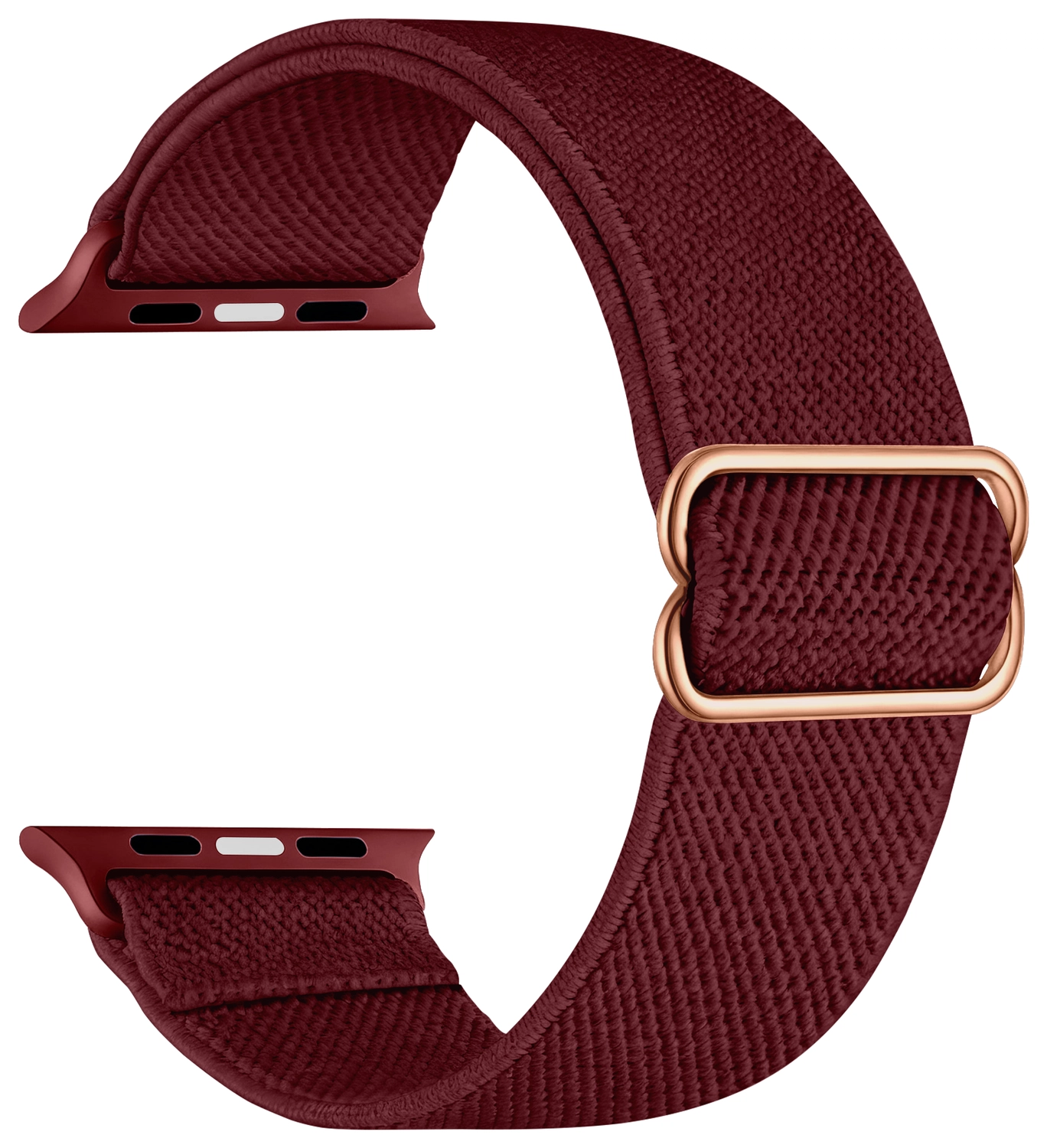 SBG Nylon - Apple Watch Bandje - 1-11/SE/Ultra - 49/46/45/44/42MM - Bordeaux afbeelding 9
