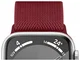 SBG Nylon - Apple Watch Bandje - 1-11/SE/Ultra - 49/46/45/44/42MM - Bordeaux afbeelding 10