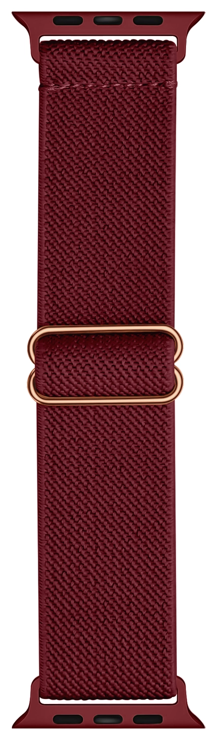 SBG Nylon - Apple Watch Bandje - 1-11/SE/Ultra - 49/46/45/44/42MM - Bordeaux afbeelding 11