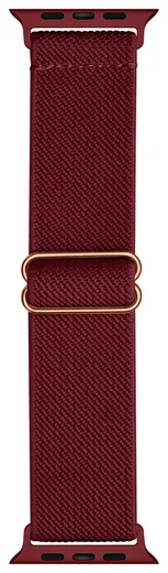 SBG Nylon - Apple Watch Bandje - 1-11/SE/Ultra - 49/46/45/44/42MM - Bordeaux afbeelding 11