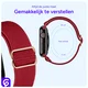 SBG Nylon - Apple Watch Bandje - 1-11/SE/Ultra - 49/46/45/44/42MM - Rood afbeelding 4