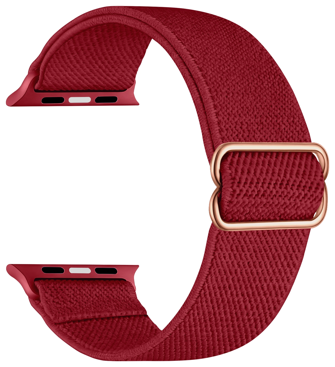 SBG Nylon - Apple Watch Bandje - 1-11/SE/Ultra - 49/46/45/44/42MM - Rood afbeelding 9