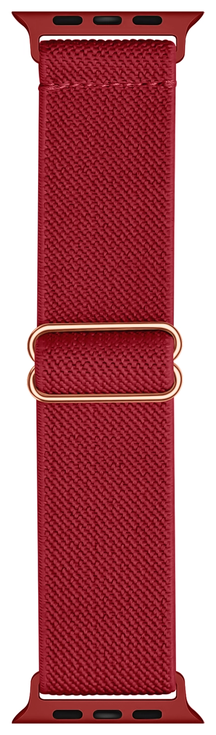 SBG Nylon - Apple Watch Bandje - 1-11/SE/Ultra - 49/46/45/44/42MM - Rood afbeelding 11