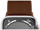 SBG Nylon Apple Watch Bandje 49/46/45/44/42mm Elastisch Sport Bruin afbeelding 9