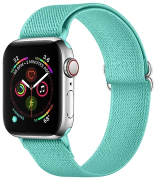 SBG Nylon - Apple Watch Bandje - 1-11/SE/Ultra - 49/46/45/44/42MM - Mint Groen