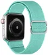 SBG Nylon - Apple Watch Bandje - 1-11/SE/Ultra - 49/46/45/44/42MM - Mint Groen afbeelding 8