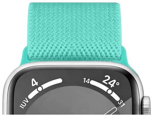 SBG Nylon - Apple Watch Bandje - 1-11/SE/Ultra - 49/46/45/44/42MM - Mint Groen afbeelding 10