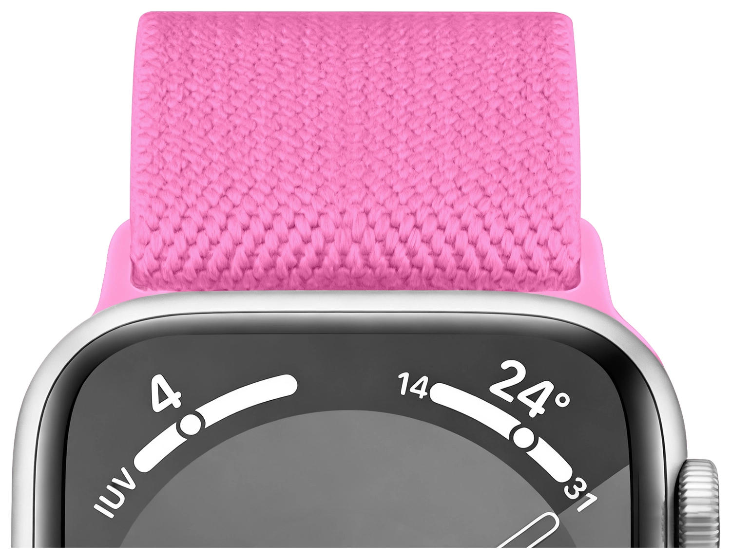 SBG Nylon - Apple Watch Bandje - 1-11/SE/Ultra - 49/46/45/44/42MM - Roze afbeelding 10