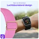 SBG Nylon - Apple Watch Bandje - 1-11/SE/Ultra - 49/46/45/44/42MM - Roze afbeelding 3