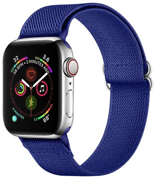 SBG Nylon - Apple Watch Bandje - 1-11/SE/Ultra - 49/46/45/44/42MM - Blauw