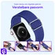 SBG Nylon - Apple Watch Bandje - 1-11/SE/Ultra - 49/46/45/44/42MM - Blauw afbeelding 2