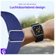 SBG Nylon - Apple Watch Bandje - 1-11/SE/Ultra - 49/46/45/44/42MM - Blauw afbeelding 3