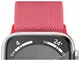 SBG Nylon - Apple Watch Bandje - 1-11/SE/Ultra - 49/46/45/44/42MM - Rose Rood afbeelding 10