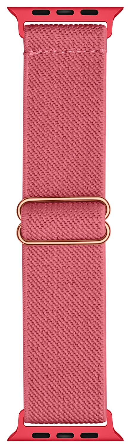 SBG Nylon - Apple Watch Bandje - 1-11/SE/Ultra - 49/46/45/44/42MM - Rose Rood afbeelding 11